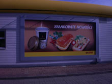 Baner reklamowy -  PurePoint z Warszawy